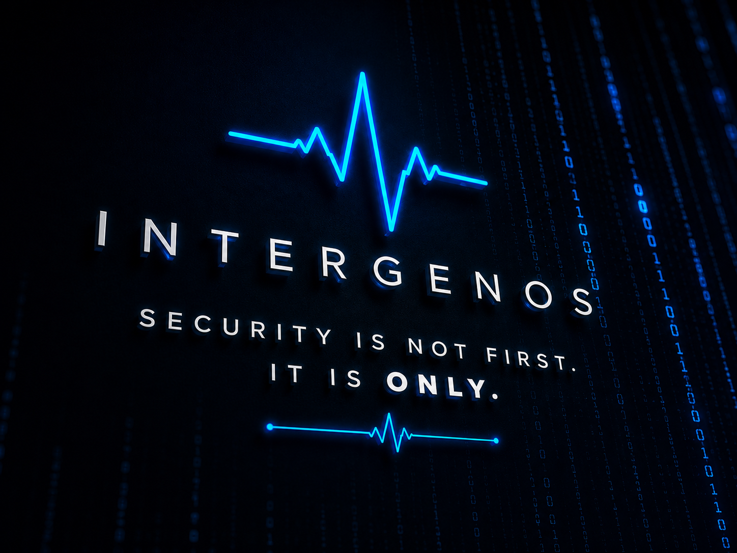 InterGenOS alternate logo, perspective treatment