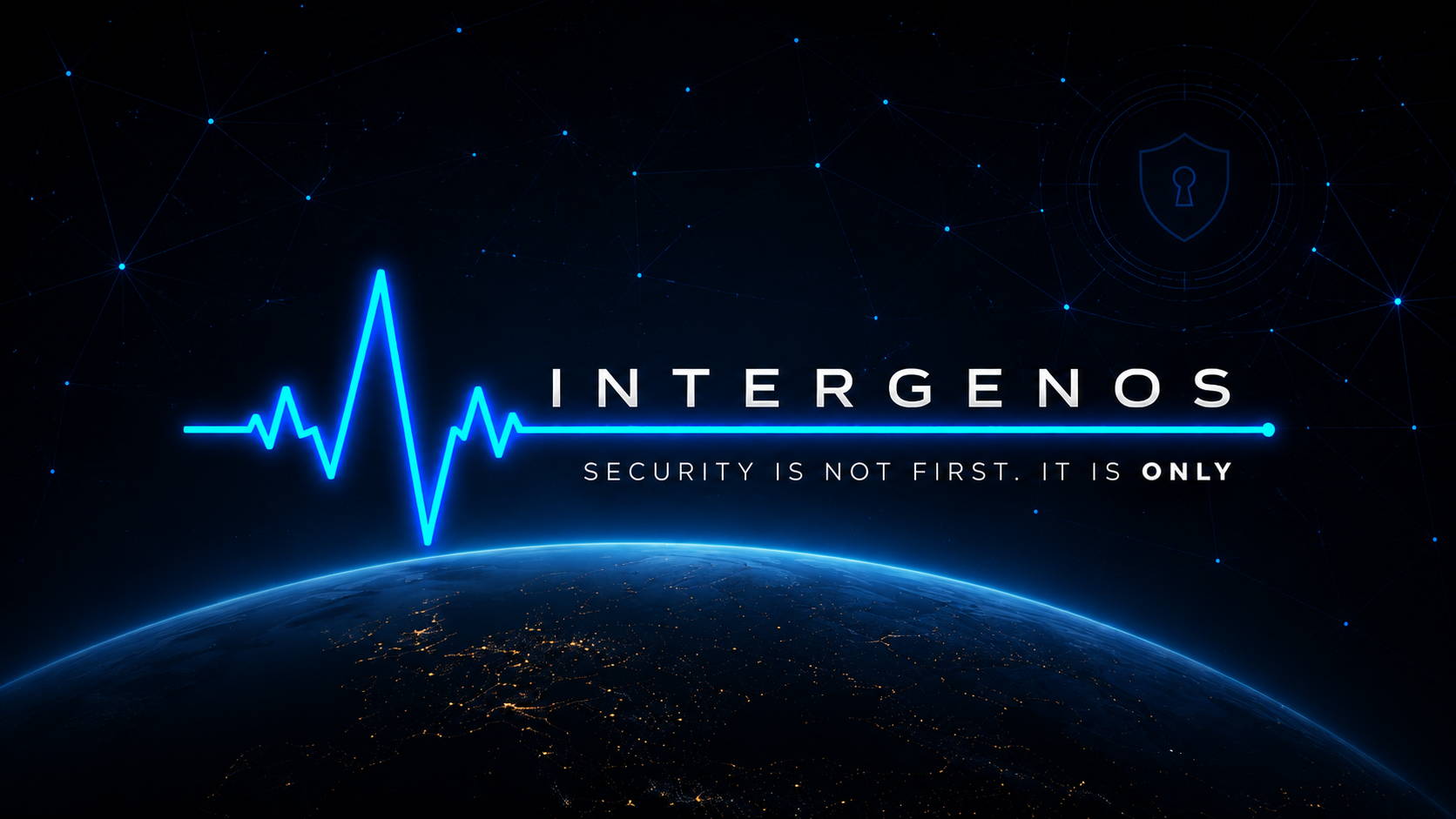 InterGenOS pulse wordmark — horizon