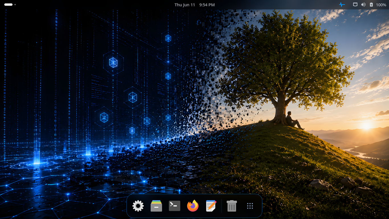InterGenOS GNOME layout